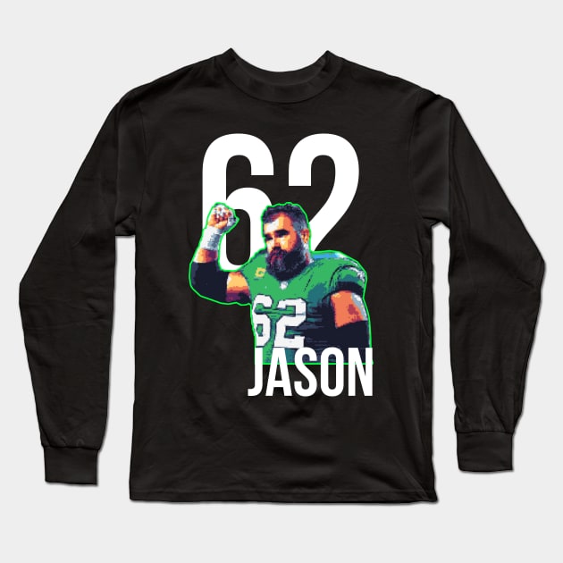 Jason kelce Long Sleeve T-Shirt by Qrstore